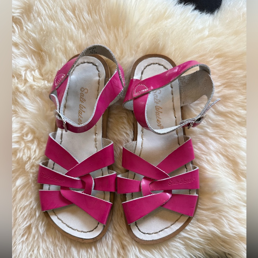 Hot Pink Patent Salt Water Sandals Size 2